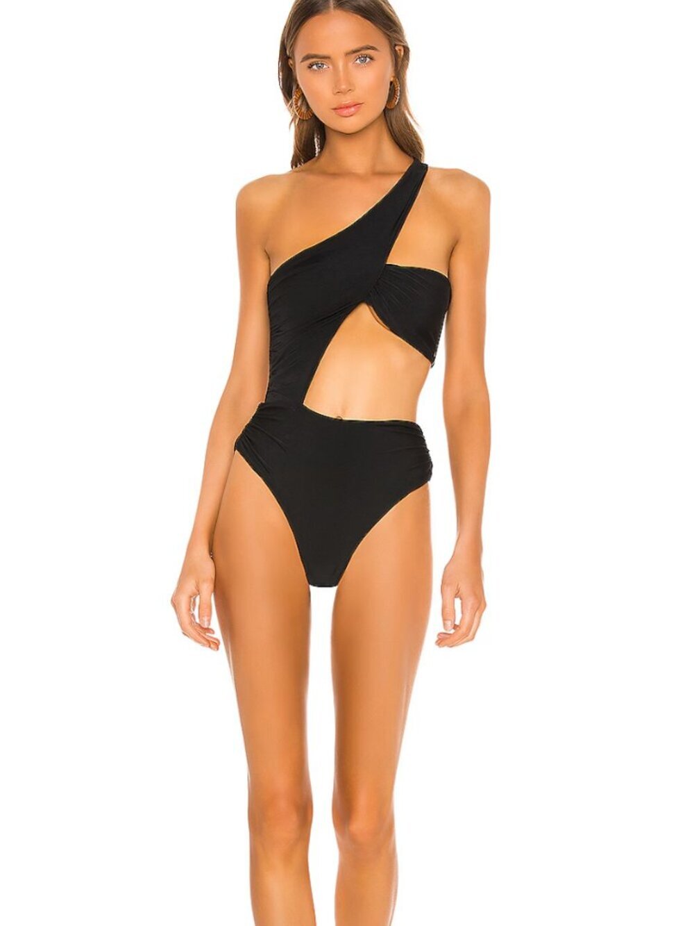 Like-New Women's Lovers and Friends Blak Aiko One Piece Bathing Suit, Size: Smal